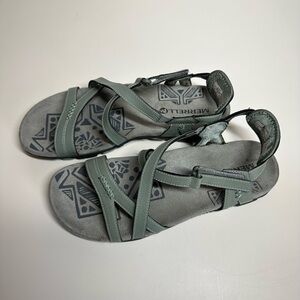 Merrell Women's Green and Gray Sandals.  Excellent condition